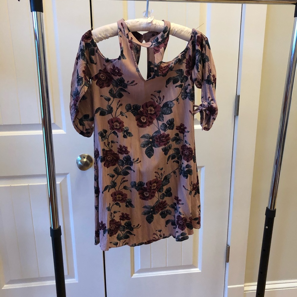 Woman’s floral dress